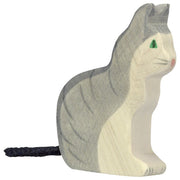 Chat assis Holztiger