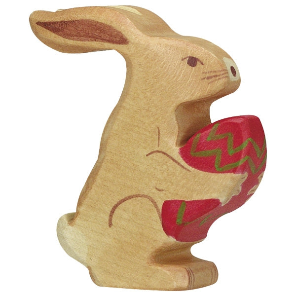 Lapin de Pâques assis Holztiger