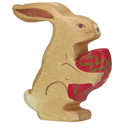 Lapin de Pâques assis Holztiger