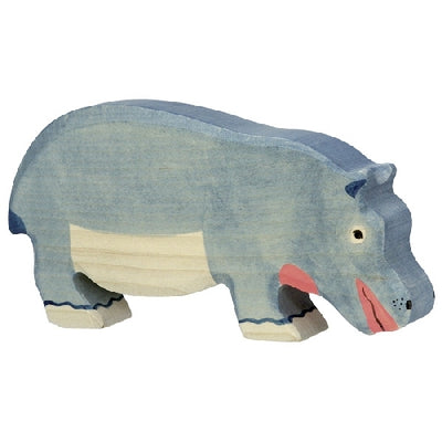 Hippopotame mangeant Holztiger