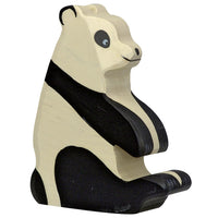 Panda assis Holztiger