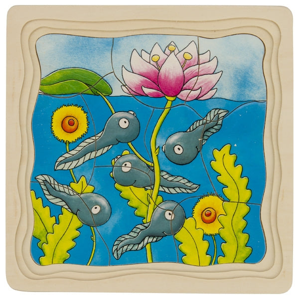 Puzzle à couches La Grenouille Goki