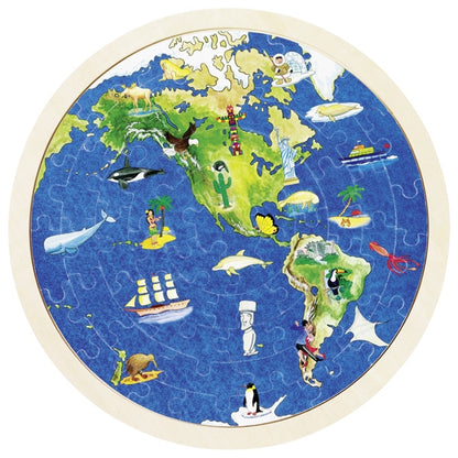 Puzzle globe terrestre GOKI