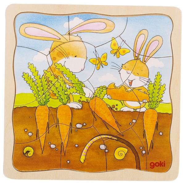 Puzzle à couches Mon Potager Goki