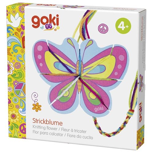 Goki Fleur et papillon à tricoter - à l'unité