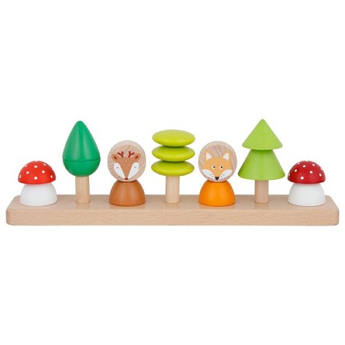 Les amis de la forêt Assortir formes et couleurs Goki