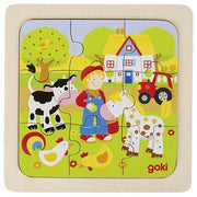 Puzzle en bois Ferme GOKI