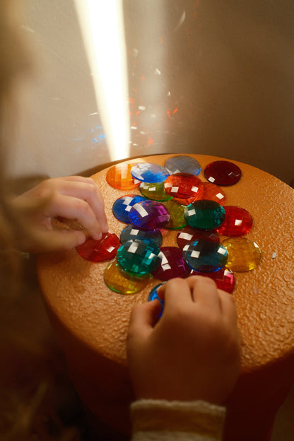 Bauspiel Pierres brillantes Transparentes 24 pièces