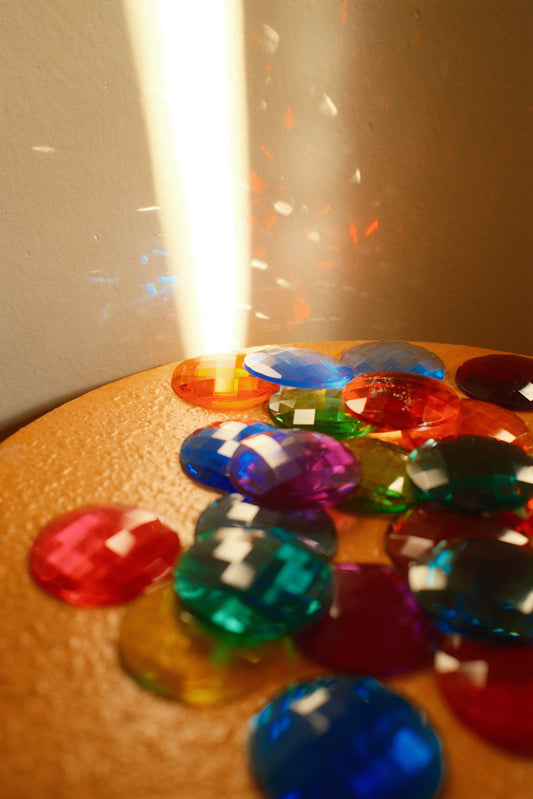 Bauspiel Pierres brillantes Transparentes 24 pièces