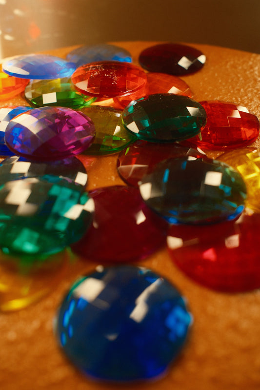 Bauspiel Pierres brillantes Transparentes 24 pièces