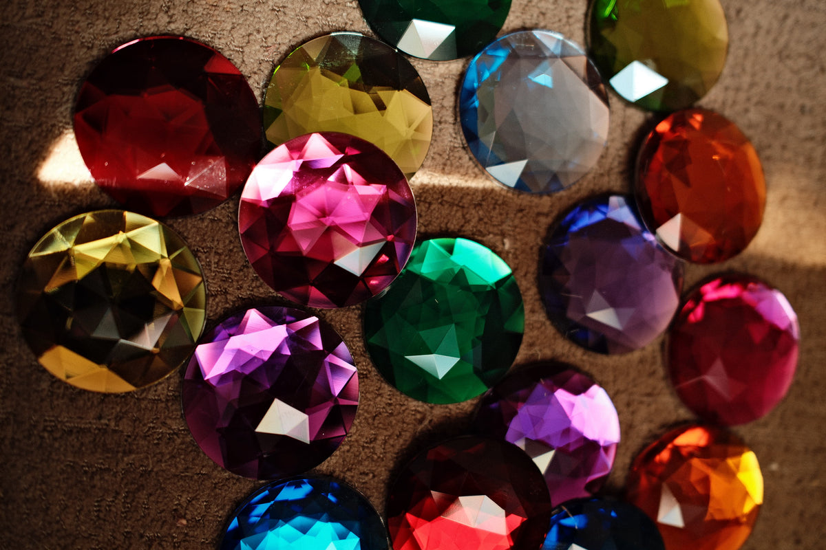 Bauspiel Pierres brillantes Transparentes 24 pièces