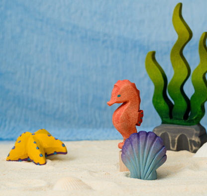 BumbuToys Figurine en bois pour couronne de célébration Coquillage