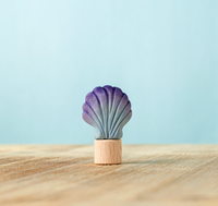 BumbuToys Figurine en bois pour couronne de célébration Coquillage