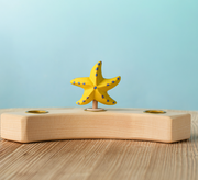 BumbuToys Figurine en bois pour couronne de célébration Etoile de mer