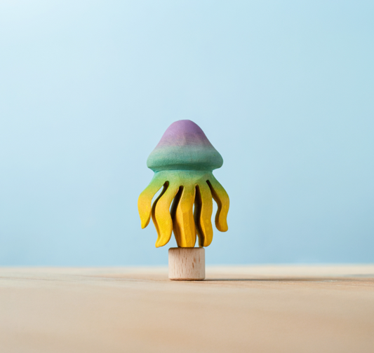 BumbuToys Figurine en bois pour couronne de célébration Méduse