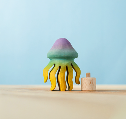 BumbuToys Figurine en bois pour couronne de célébration Méduse