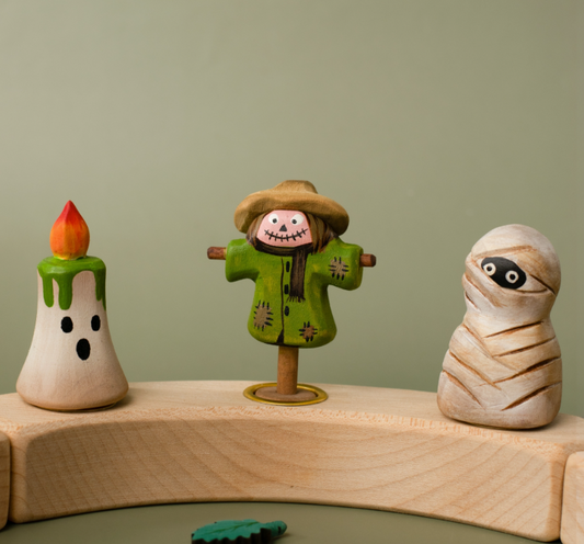 BumbuToys Figurine en bois pour couronne de célébration Momie Enchantée
