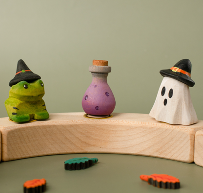 BumbuToys Figurine en bois pour couronne de célébration Potion Magique