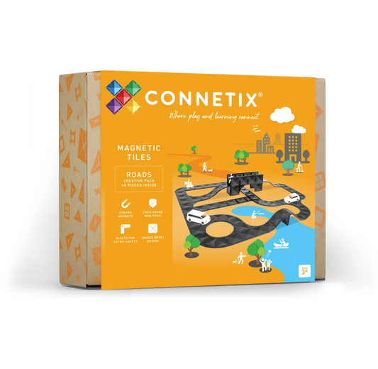 Connetix Jeu magnétique Route créative - Lot de 48