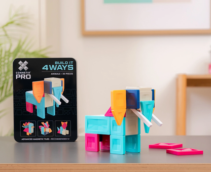 CONNETIX PRO Animaux à construire - 30 pièces