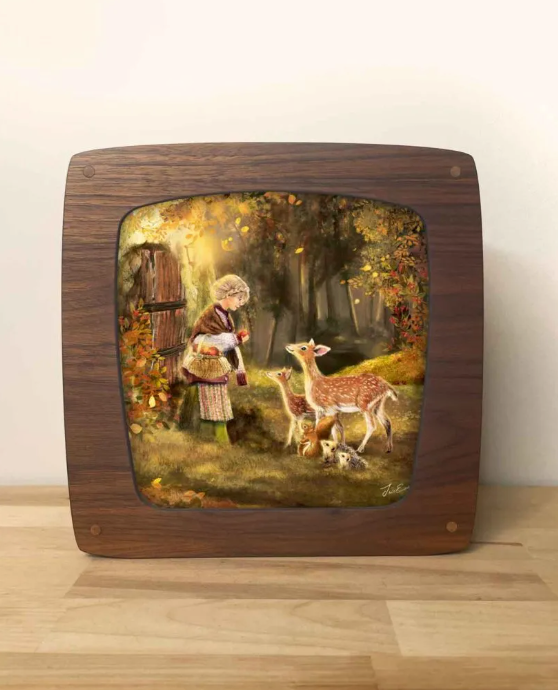 Carte à insérer pour la Lampe Magique - Illustratrice Esther Iris - Deer Delight