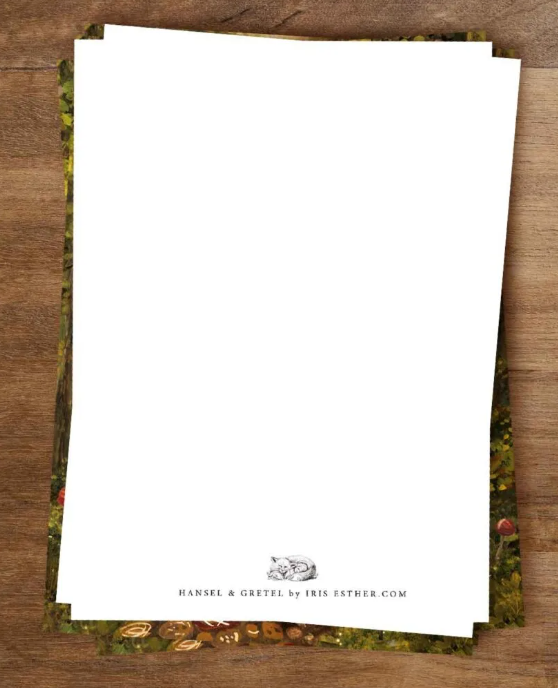 Carte postale - Esther Iris - Hansel et Gretel conte des frères Grimm