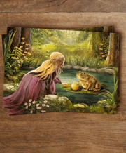 Carte postale - Esther Iris - Le roi grenouille conte des frères Grimm