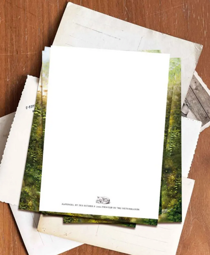 Carte postale - Esther Iris - Raiponce conte des frères Grimm