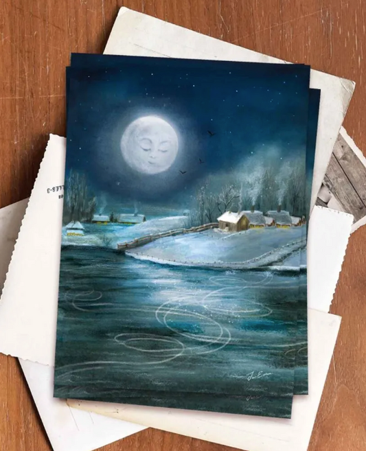 Carte postale - Esther Iris - Under the Wintermoon