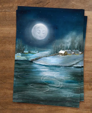 Carte postale - Esther Iris - Under the Wintermoon