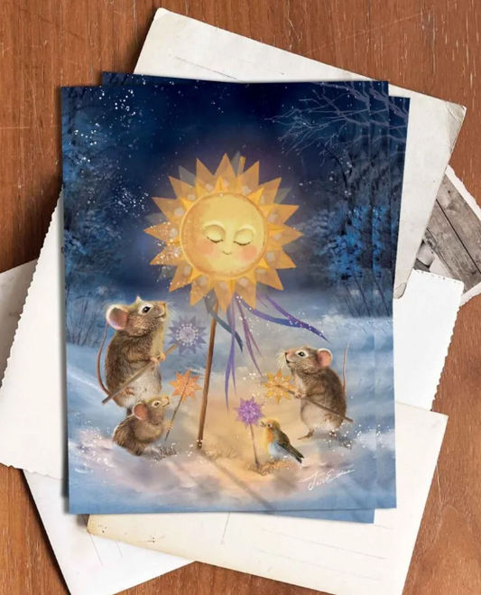 Carte postale - Esther Iris - Winter Solstice - Yule Winter