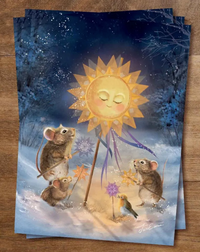 Carte postale - Esther Iris - Winter Solstice - Yule Winter