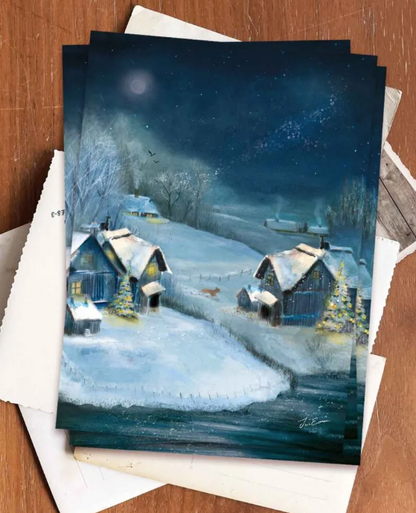 Carte postale - Esther Iris - Winter Village