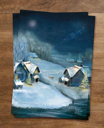 Carte postale - Esther Iris - Winter Village