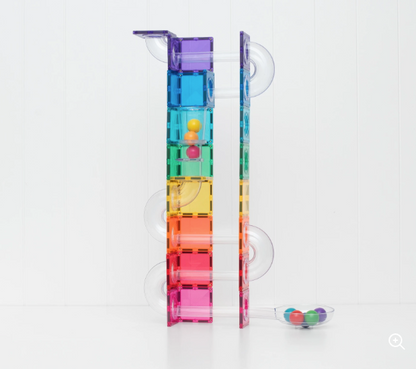 Connetix Tiles Parcours à billes Couleurs Vives - 114 pièces