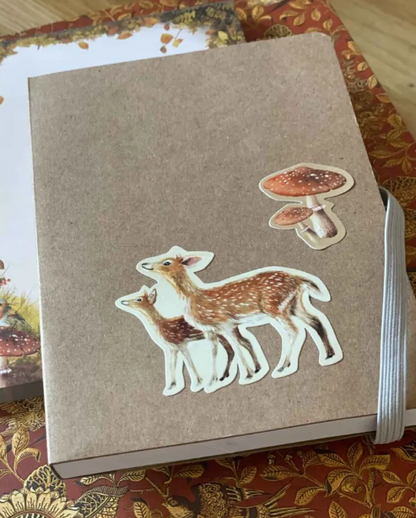 Feuille d'autocollants Autumn Stories - Illustratrice Esther Iris