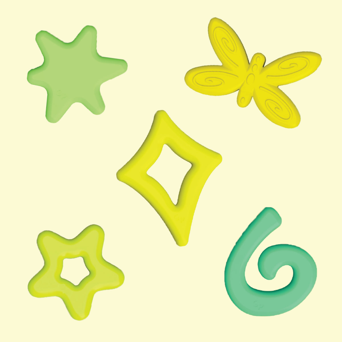 Glo Pals Mini Bouteille sensorielle Vert avec Fillers