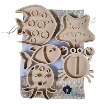 Kiddi Mini Moules - L'océan Lot de 5