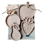 Kiddi Mini Vormpjes - Fruit set van 4