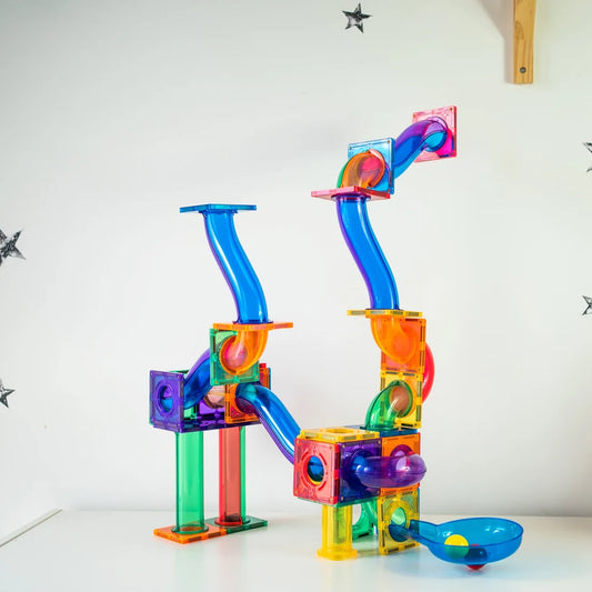 Circuit à billes Jeu magnétique TileTek by Learn & Grow Toys- 95 pièces