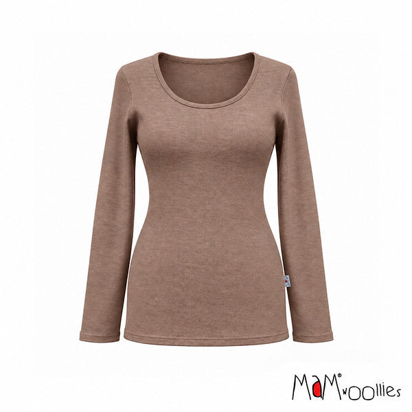 MaM T-shirt Femme manches longues en laine - coloris 2026