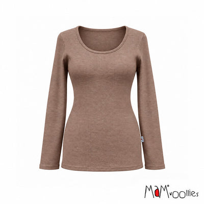 MaM T-shirt Femme manches longues en laine - coloris 2026