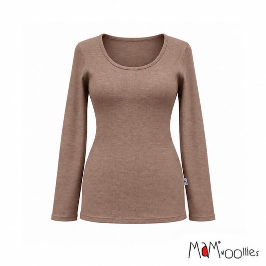 MaM T-shirt Femme manches longues en laine - coloris 2026