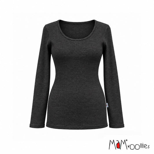MaM T-shirt Femme manches longues en laine - coloris 2026