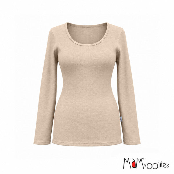 MaM T-shirt Femme manches longues en laine - coloris 2026