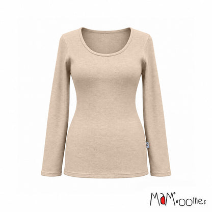 MaM T-shirt Femme manches longues en laine - coloris 2026