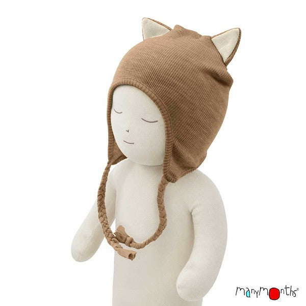 MANYMONTHS Bonnet CHAT en laine - divers coloris