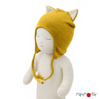 MANYMONTHS Bonnet CHAT en laine - divers coloris