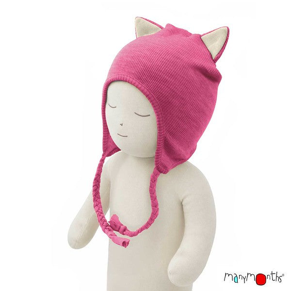 MANYMONTHS Bonnet CHAT en laine - divers coloris
