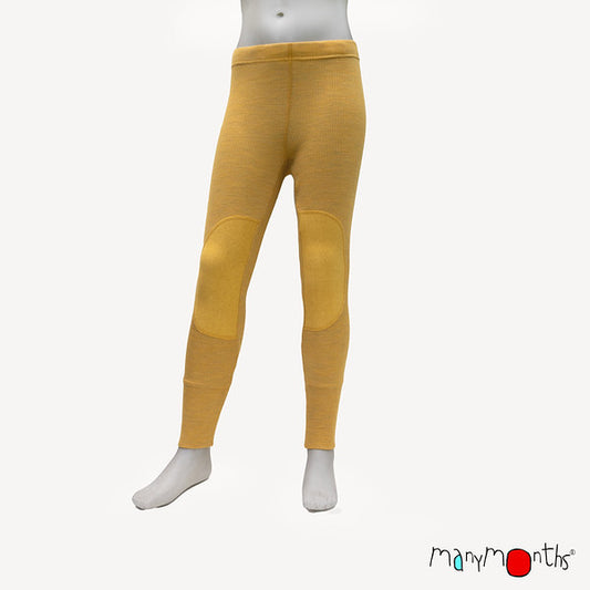 MANYMONTHS Leggings unisexe avec genouillères en laine - divers coloris